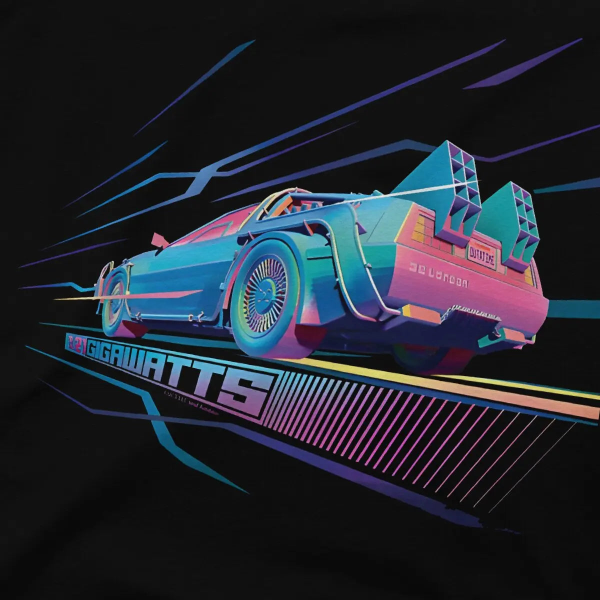 Gigawatts Men T Shirt Back To The Future Cool Tees Short Sleeve Round Neck T-Shirts Cotton Birthday Gift Tops